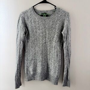 C Wonder Small Cable Knit Cashmere Sweater